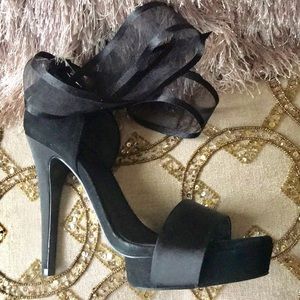 Tory Burch New Black Dressy High Heel Platform